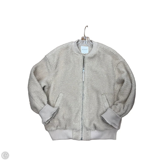 Jacket Faux Fur & Sherpa By Avec Les Filles In Cream, Size: M