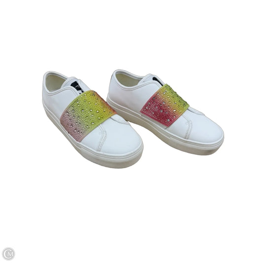 Shoes Designer By Karl Lagerfeld In White, Size: 6.5
