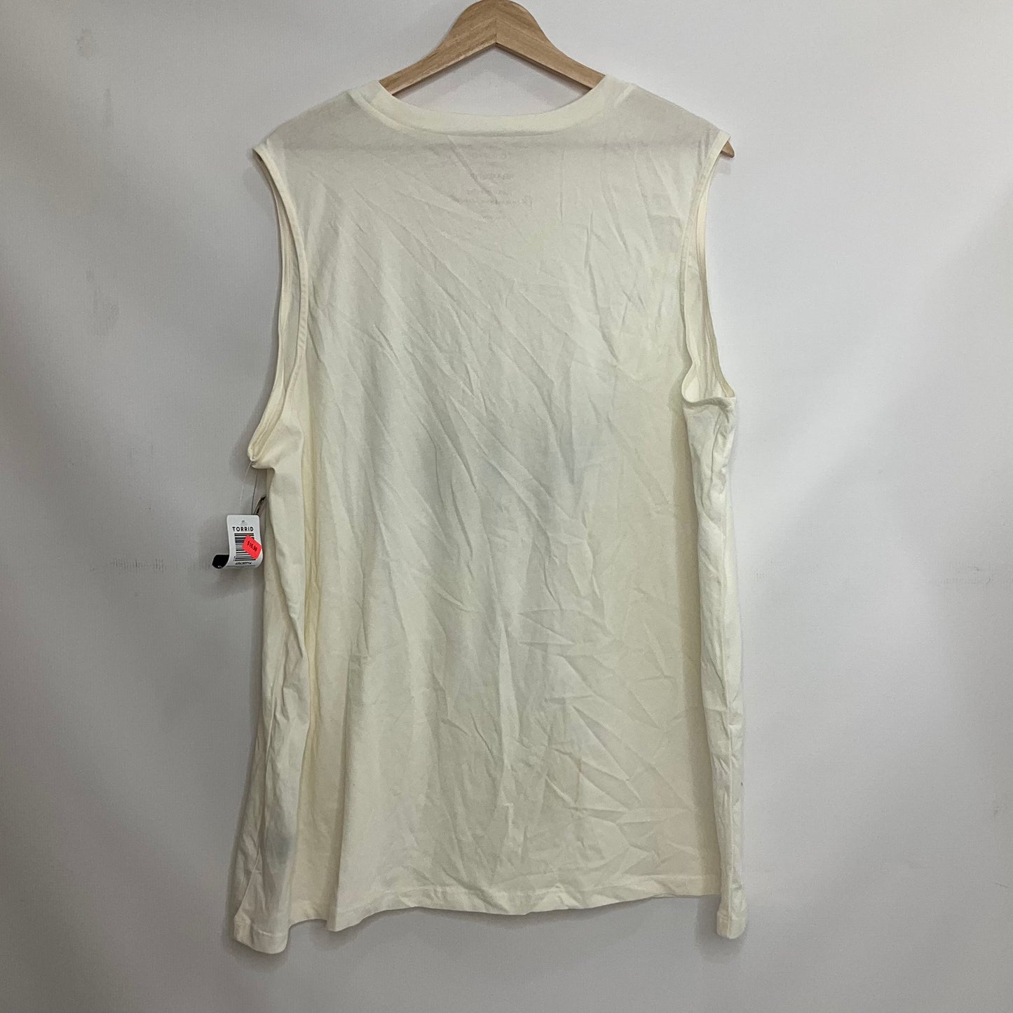 Cream Top Sleeveless Torrid, Size 2x