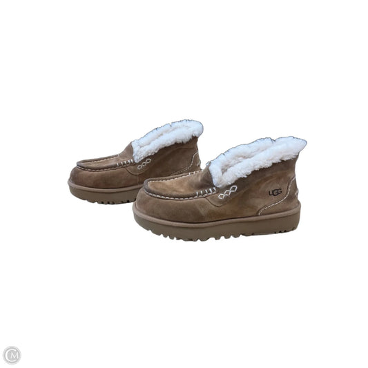 Boots Designer By Ugg In Brown, Size: 10