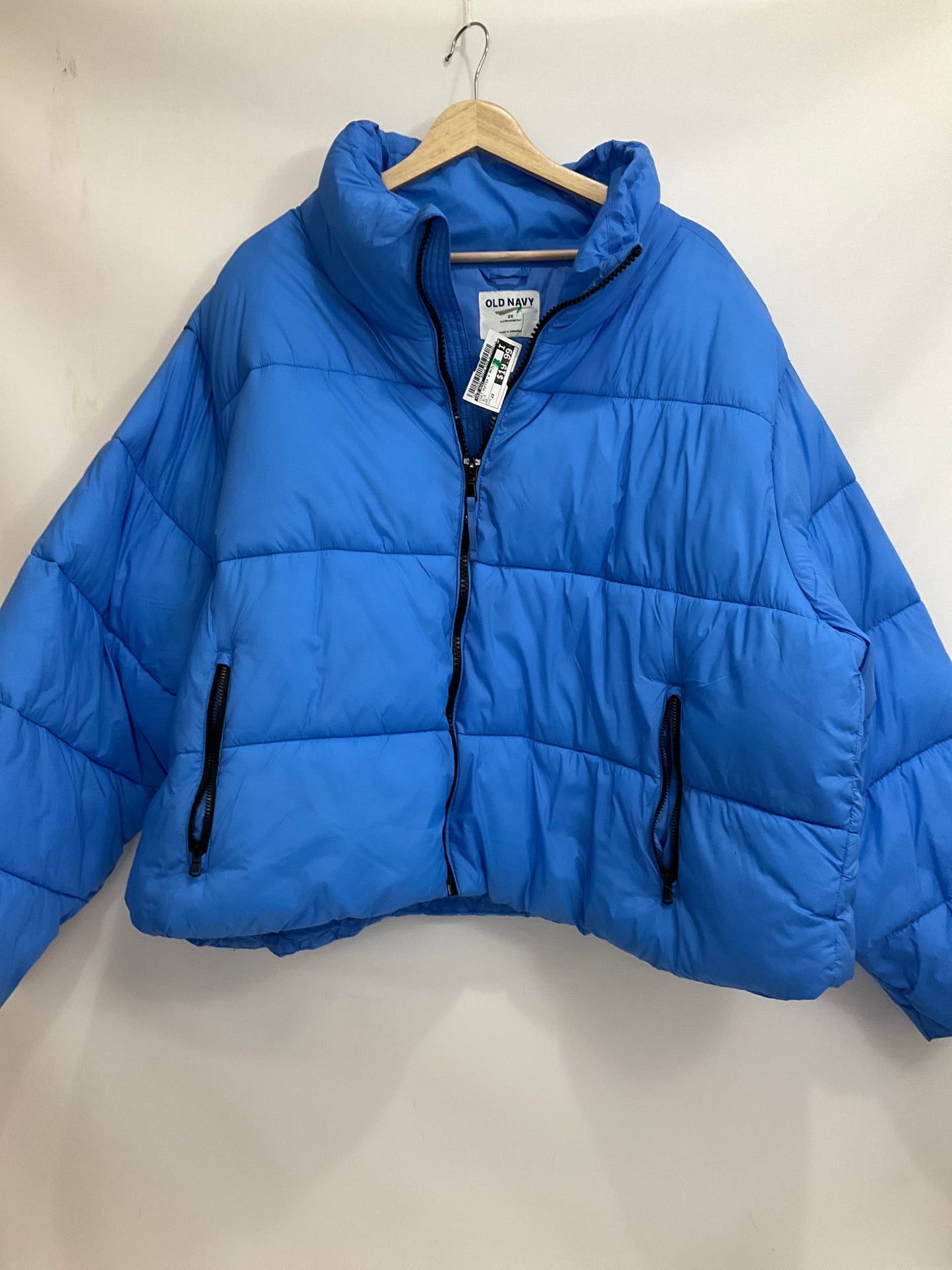 Coat Puffer & Quilted By Old Navy In Blue, Size: 2x