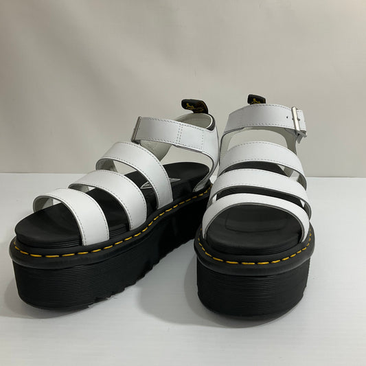 Sandals Heels Platform By Dr Martens In Black, Size: 9