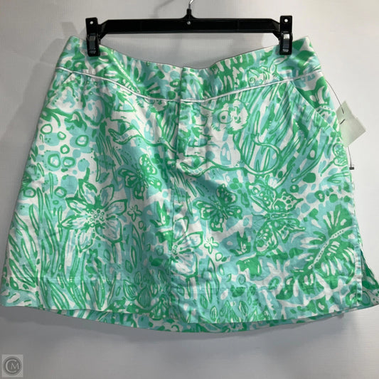 Shorts Designer By Lilly Pulitzer In Blue & Green, Size: 0