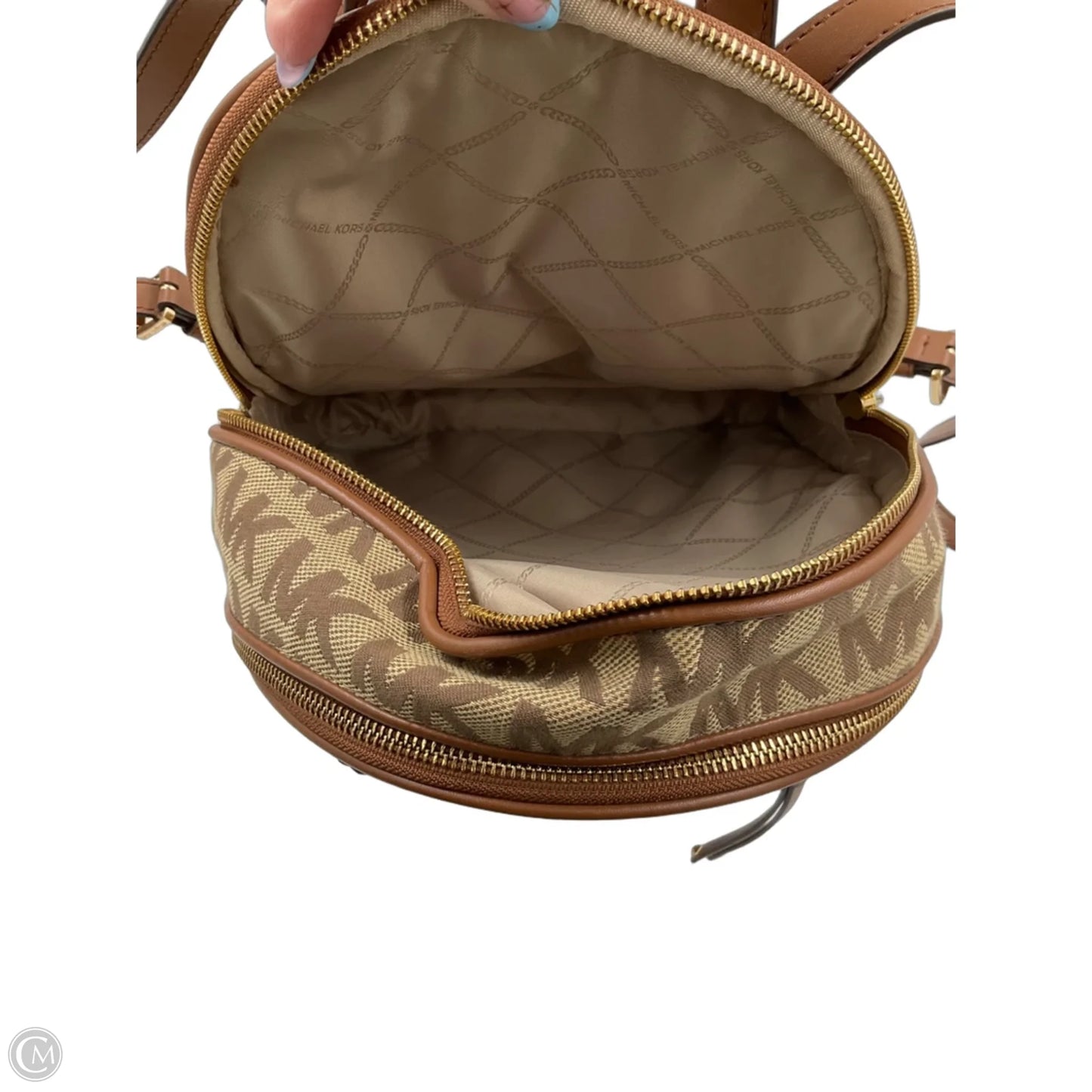Backpack Designer By Michael Kors, Size: Large