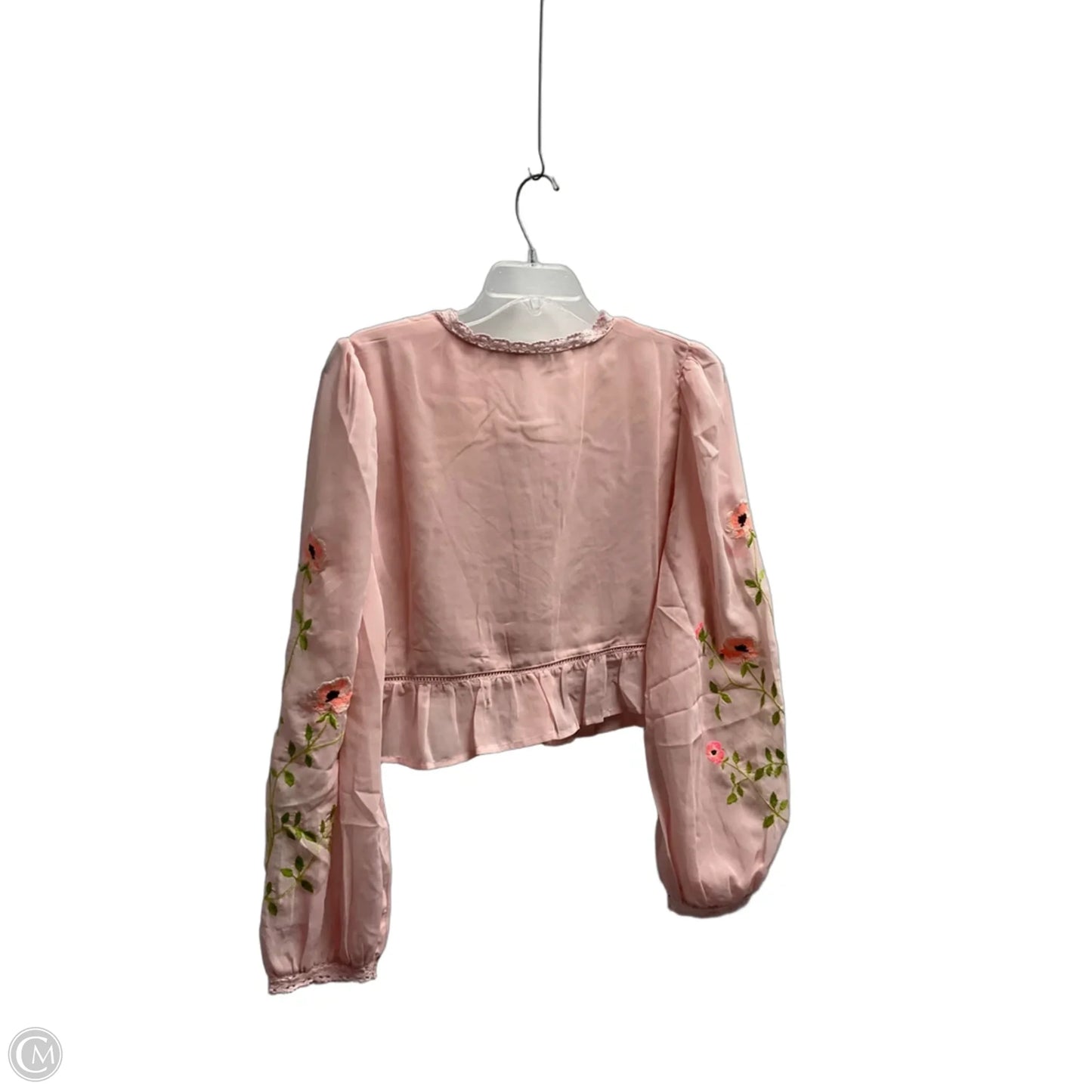 Top Long Sleeve By Altard State In Pink, Size: M