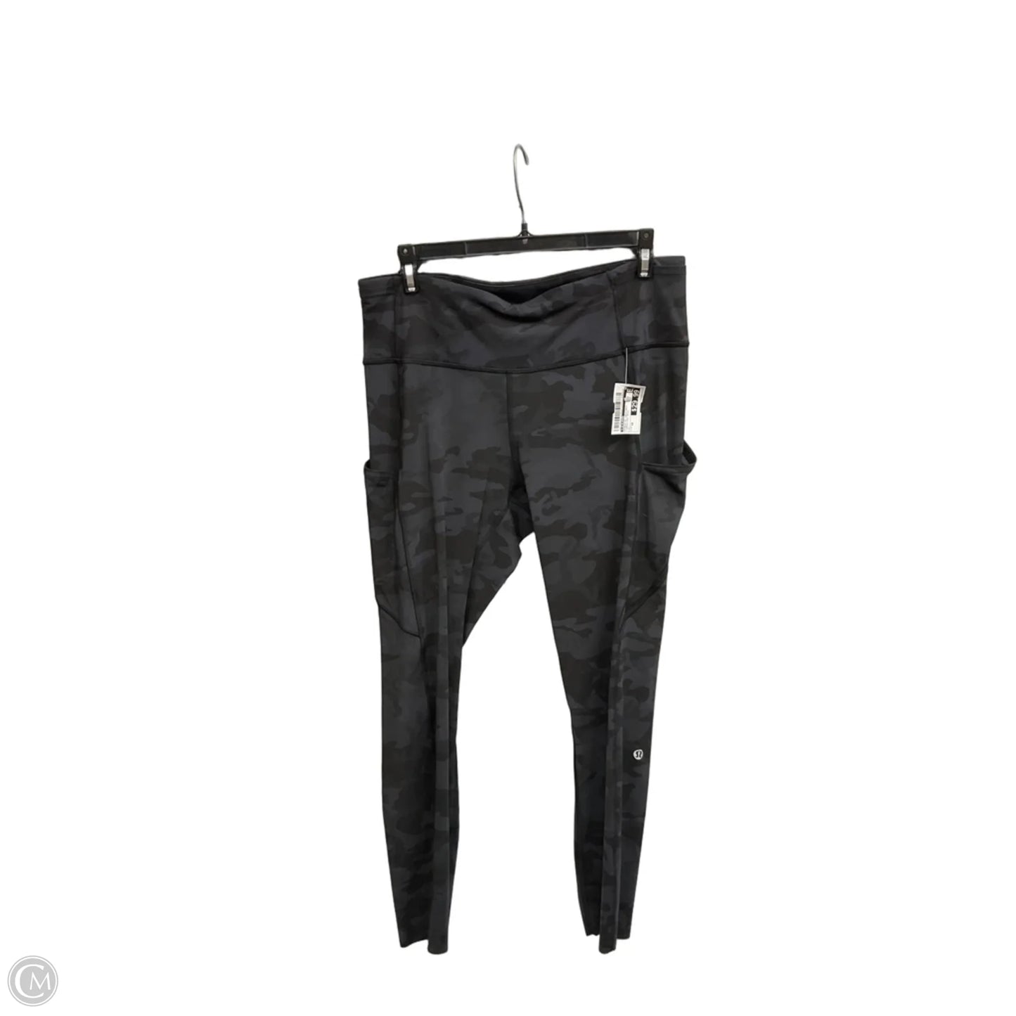 Athletic Leggings By Lululemon In Camouflage Print, Size: 10