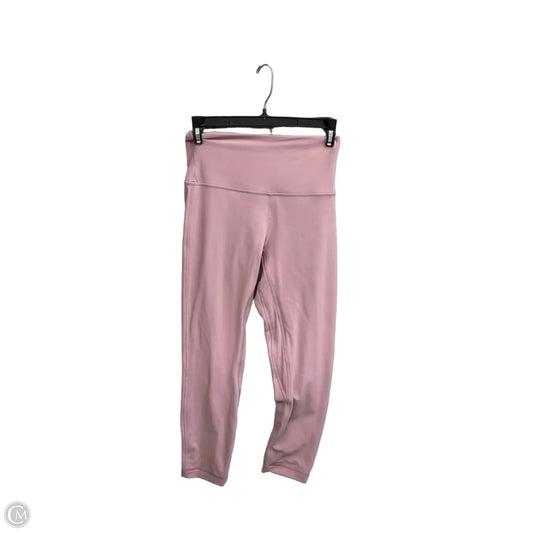 Athletic Leggings By Lululemon In Pink, Size: 6