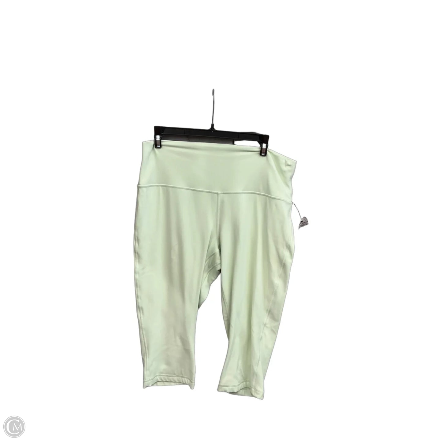 Athletic Leggings Capris By Lululemon In Green, Size: 14
