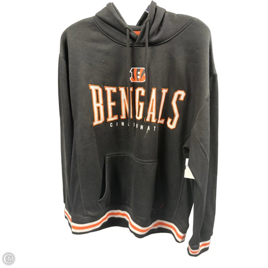 Athletic Sweatshirt Hoodie By Nfl In Black, Size: Xl