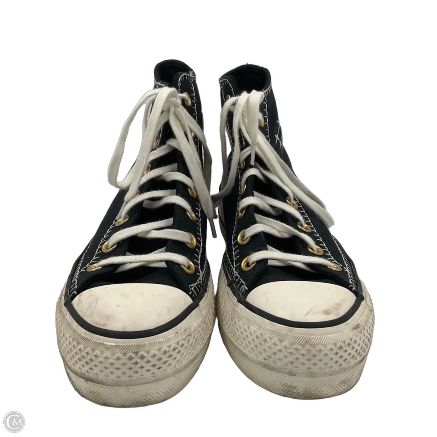 Shoes Sneakers Platform By Converse In Black, Size: 7