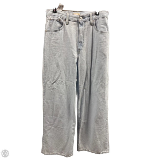 Jeans Straight By Levis In Blue Denim, Size: 8