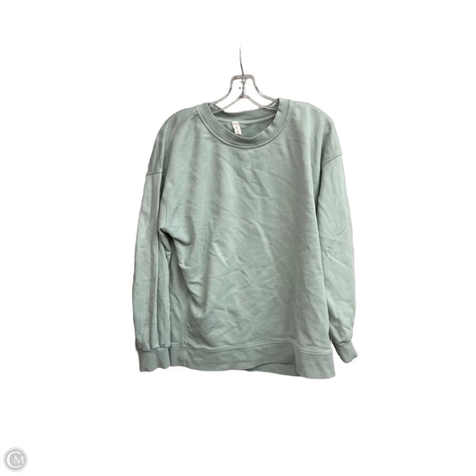 Athletic Sweatshirt Crewneck By Lululemon In Teal, Size: 6