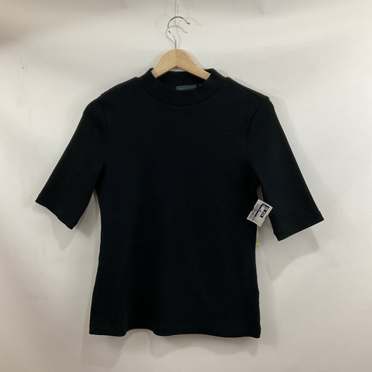 Top Short Sleeve Basic By Maeve In Black, Size: S