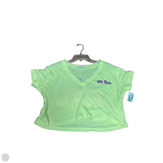 Top Short Sleeve By We The Free In Yellow, Size: Xs