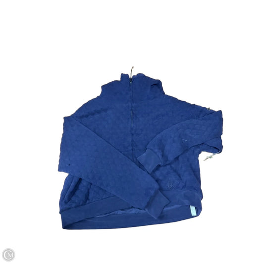Sweatshirt Hoodie By Free People In Blue, Size: Xs