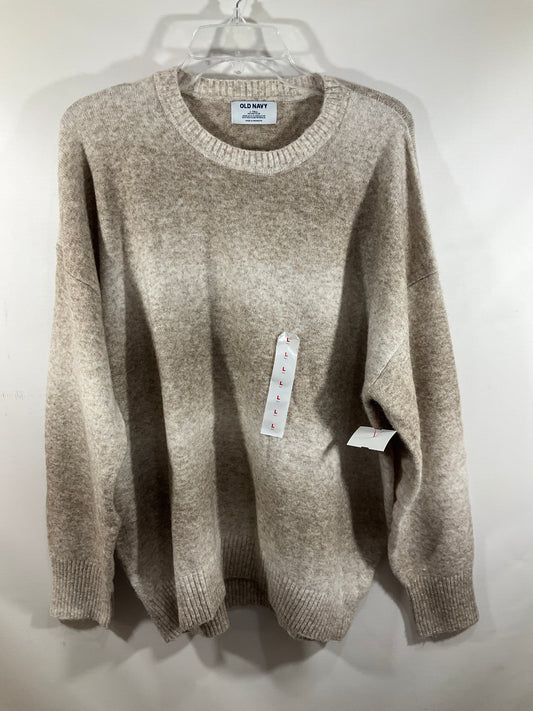 Sweater By Old Navy In Tan, Size: L