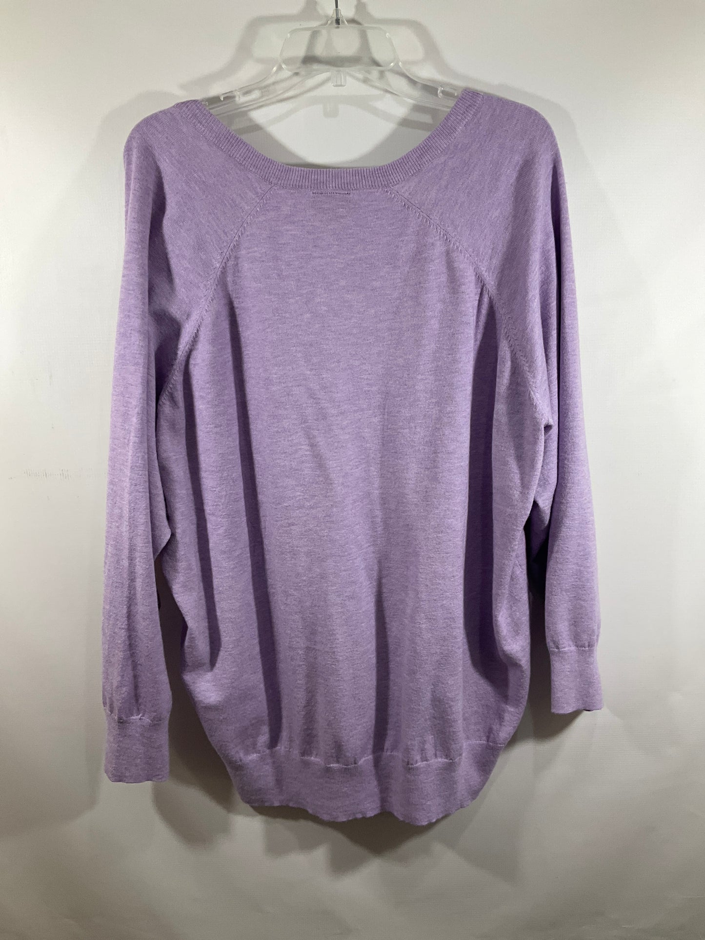 Sweater By Torrid In Purple, Size: 2x