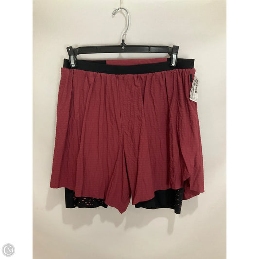 Athletic Shorts By Lululemon In Red, Size: 6