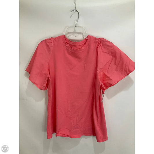 Top Short Sleeve Basic By A New Day In Pink, Size: M