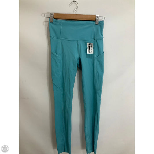 Athletic Leggings By Lululemon In Blue, Size: 4