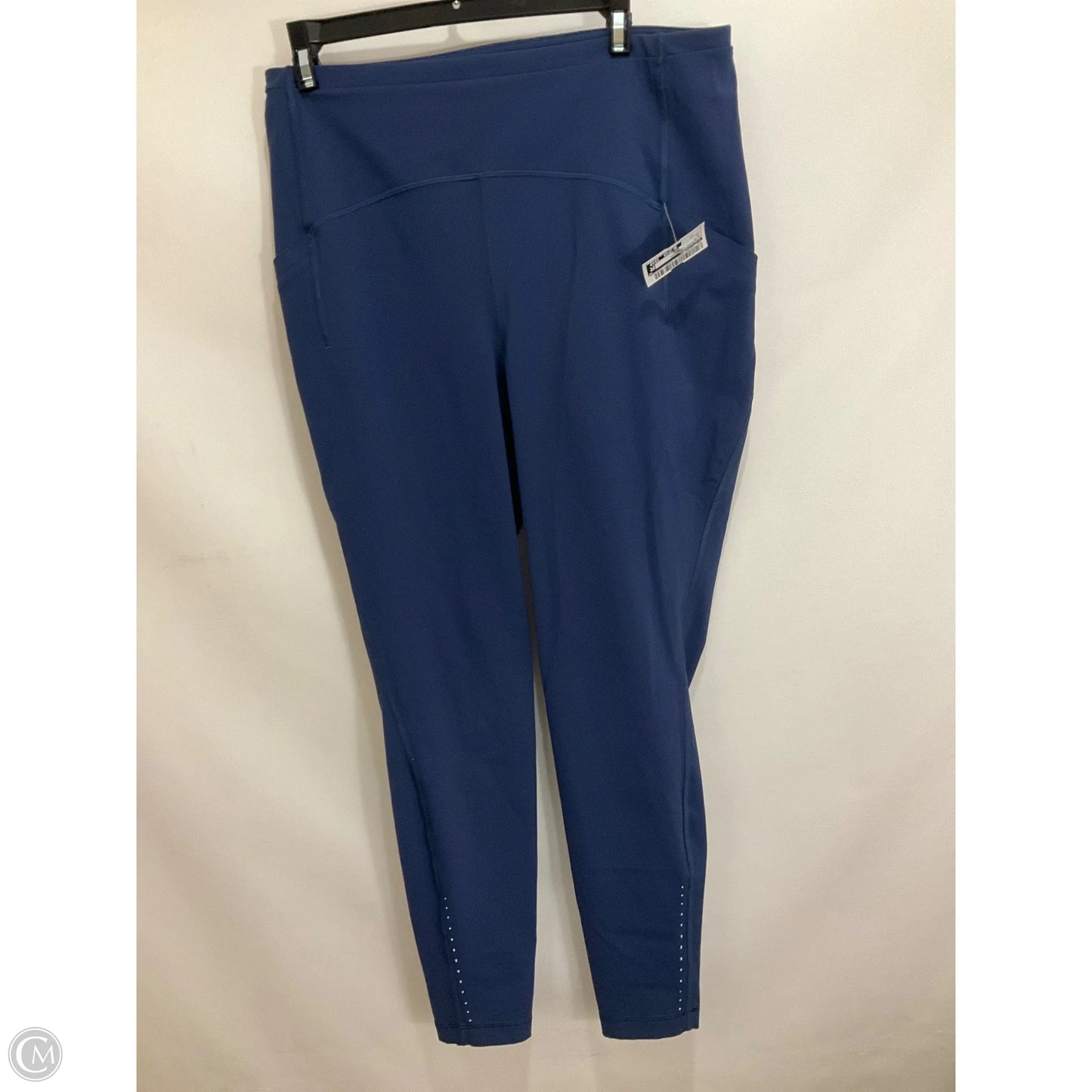 Athletic Leggings By Lululemon In Blue, Size: 12
