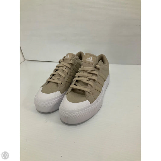 Shoes Sneakers Platform By Adidas In Tan, Size: 9.5