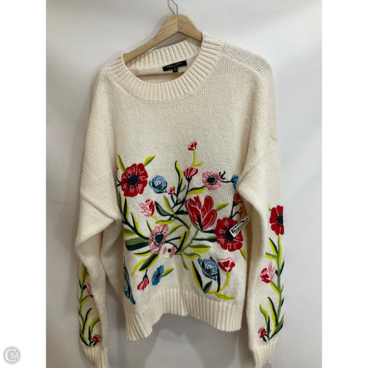 Sweater By Romeo And Juliet In Floral Print, Size: L