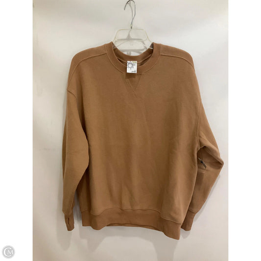 Sweatshirt Crewneck By Aerie In Brown, Size: S