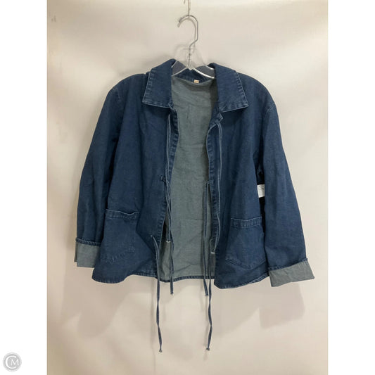 Jacket Denim By Cmf In Blue Denim, Size: S
