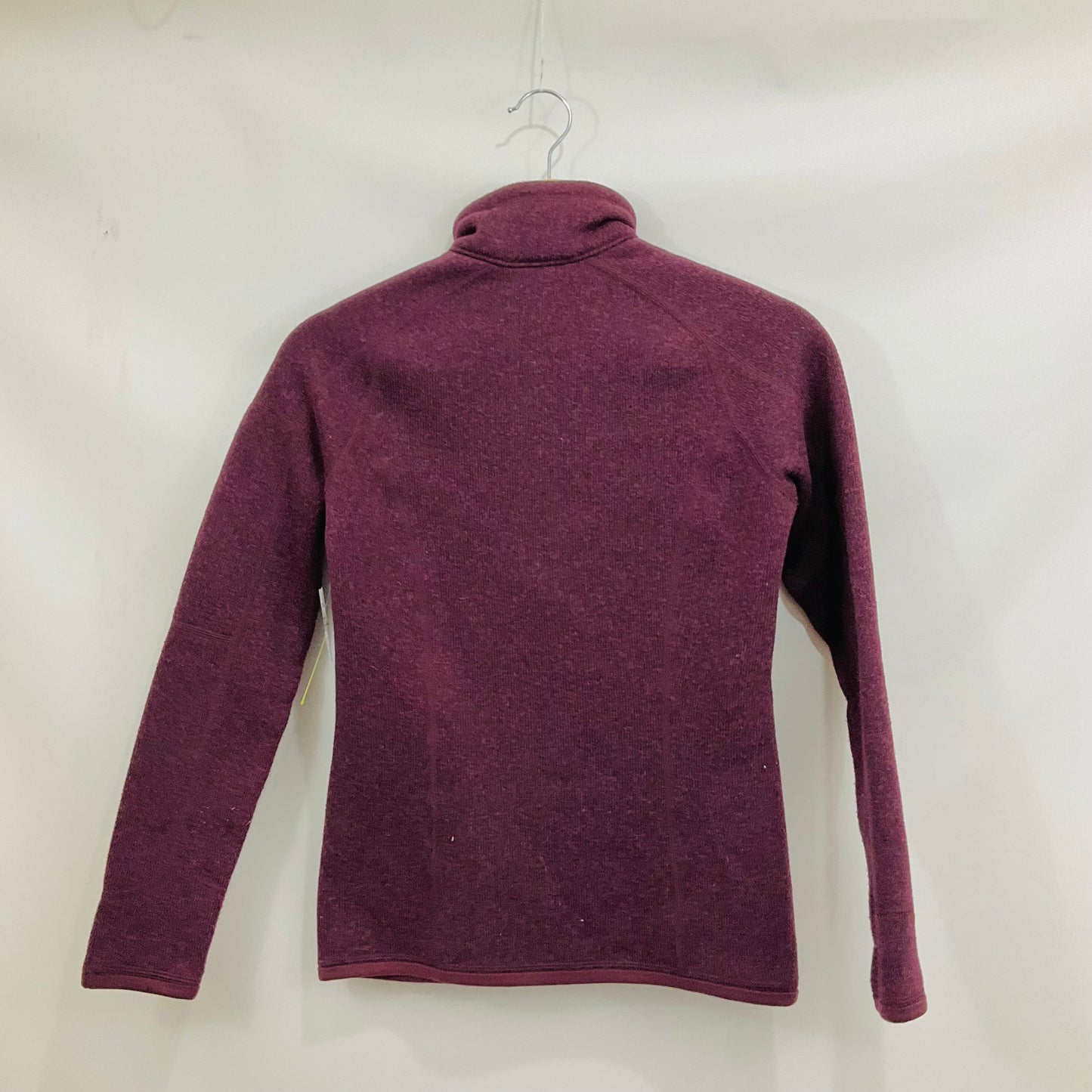 Athletic Top Long Sleeve Collar By Patagonia In Maroon, Size: Xxs