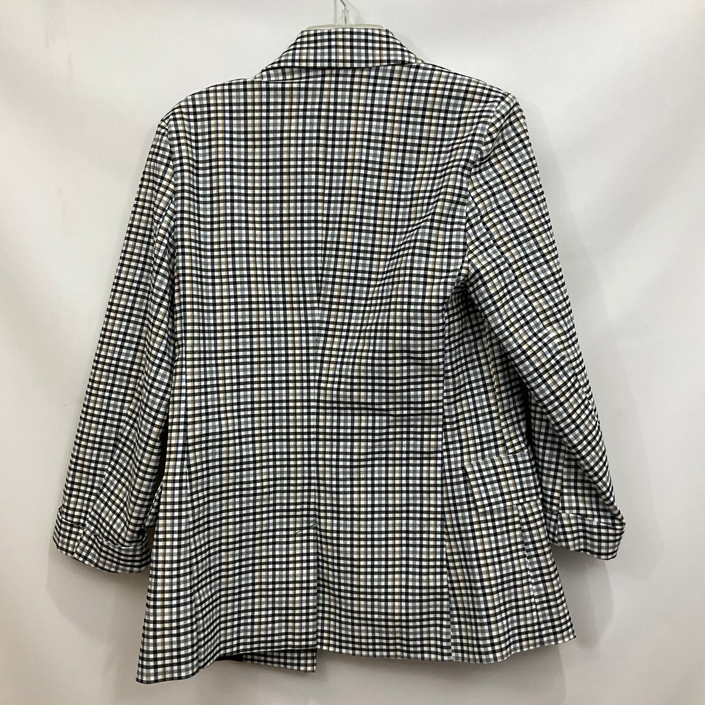 Blazer By Love Tree In Plaid Pattern, Size: L