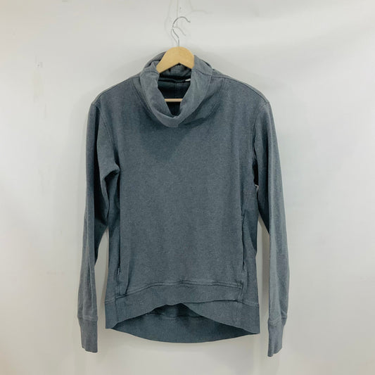 Athletic Sweatshirt Crewneck By Lululemon In Grey, Size: 6