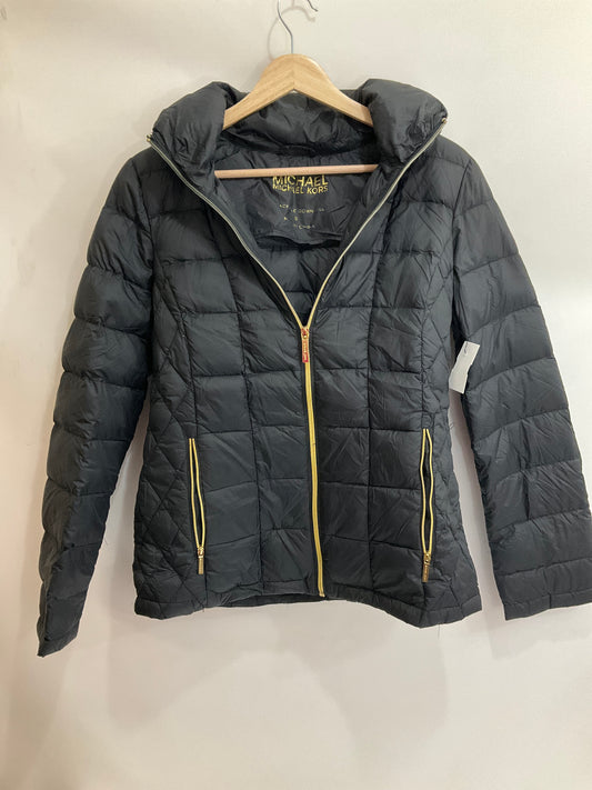 Jacket Puffer & Quilted By Michael By Michael Kors In Black, Size: S