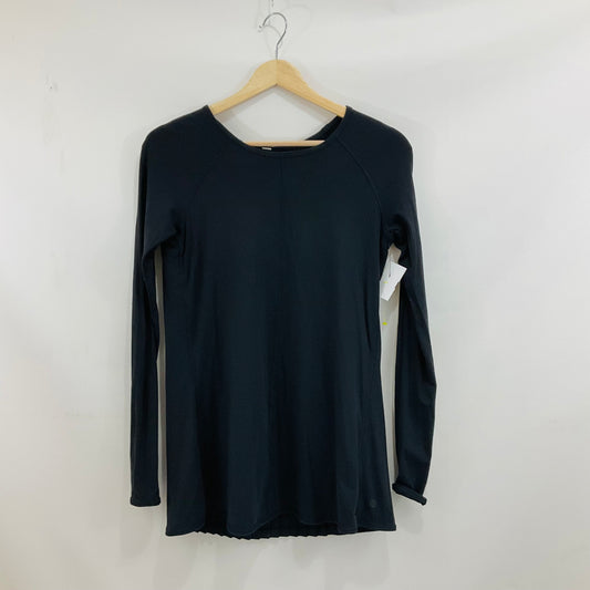 Athletic Top Long Sleeve Crewneck By Lululemon In Black, Size: 8