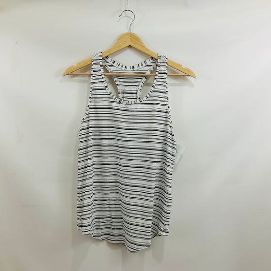 Athletic Tank Top By Lululemon In Striped Pattern, Size: S