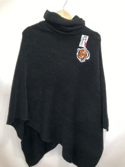 Poncho By Nfl In Black, Size: Os