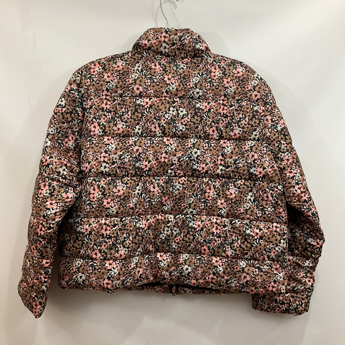 Jacket Puffer & Quilted By Time And Tru In Floral Print, Size: Xl