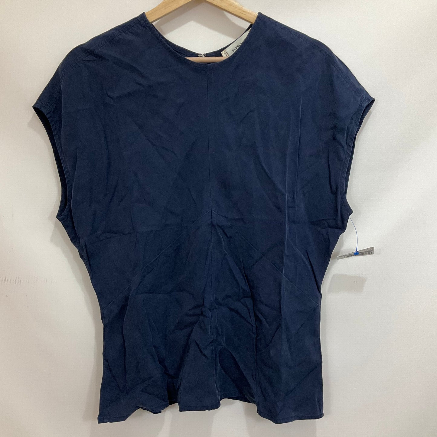 Top Short Sleeve By Everlane In Blue, Size: S