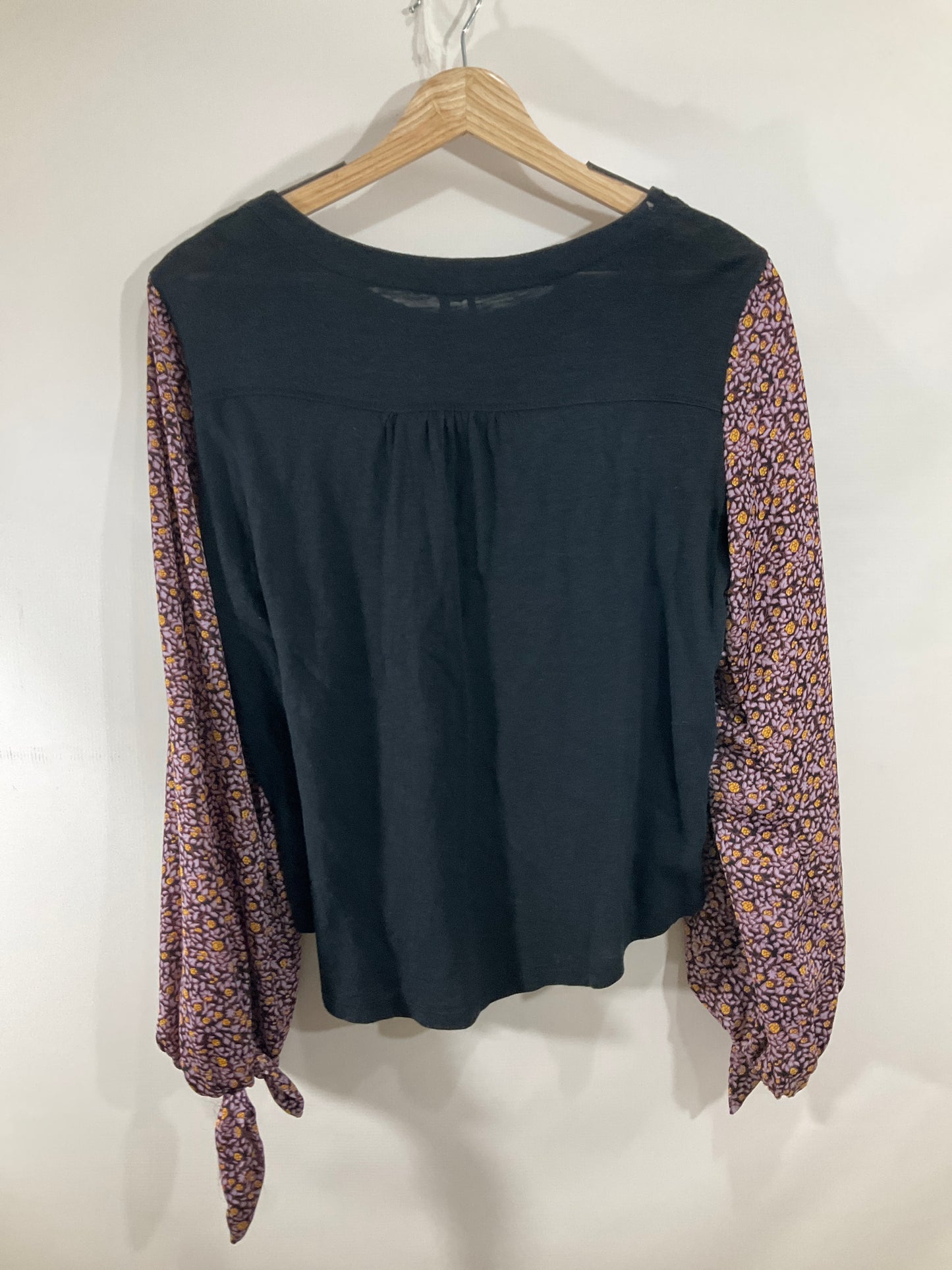 Top Long Sleeve By Anthropologie In Floral Print, Size: S