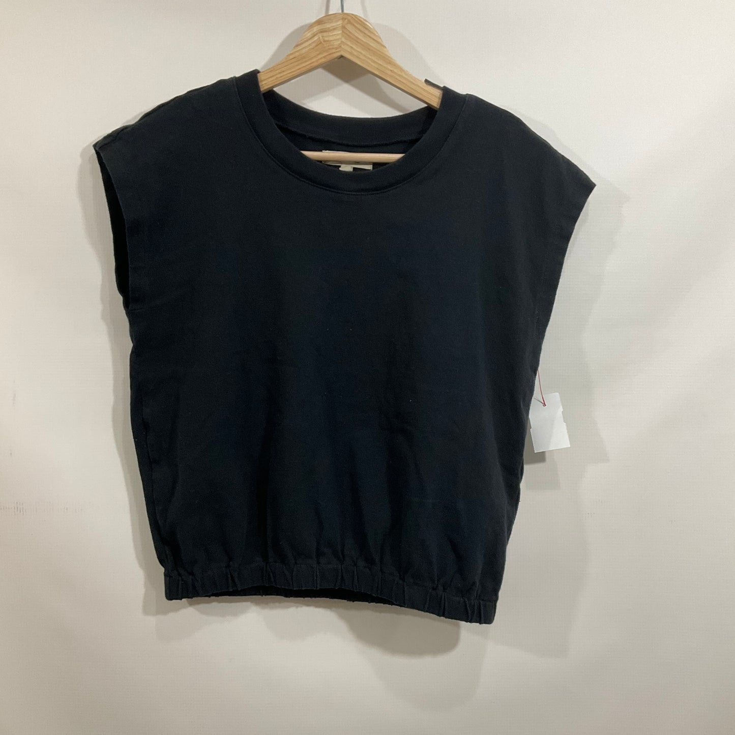 Top Short Sleeve By Madewell In Black, Size: Xxs