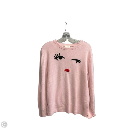 Sweater Cardigan Designer By Kate Spade In Pink, Size: M