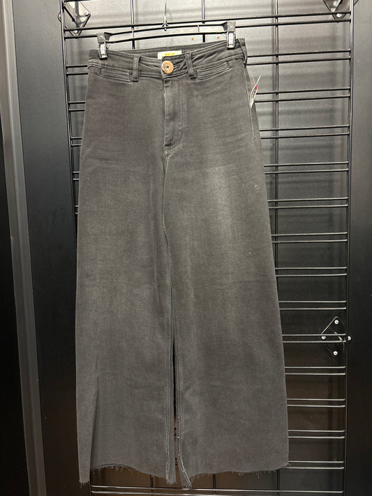 Jeans Wide Leg By Maeve In Black Denim, Size: 2