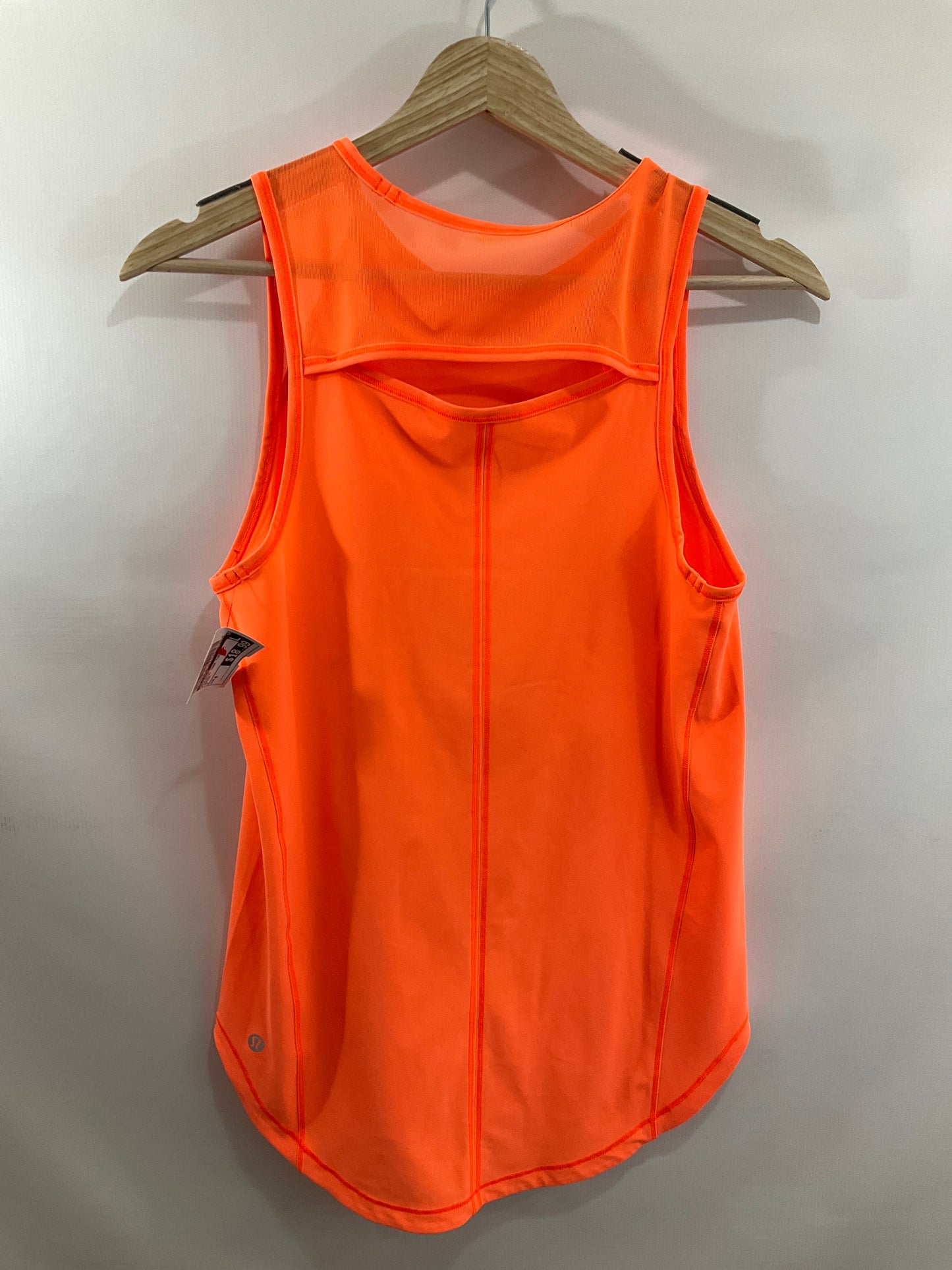 Athletic Tank Top By Lululemon In Orange, Size: 4