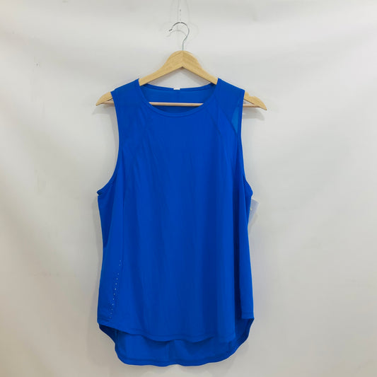 Athletic Tank Top By Lululemon In Blue, Size: 12