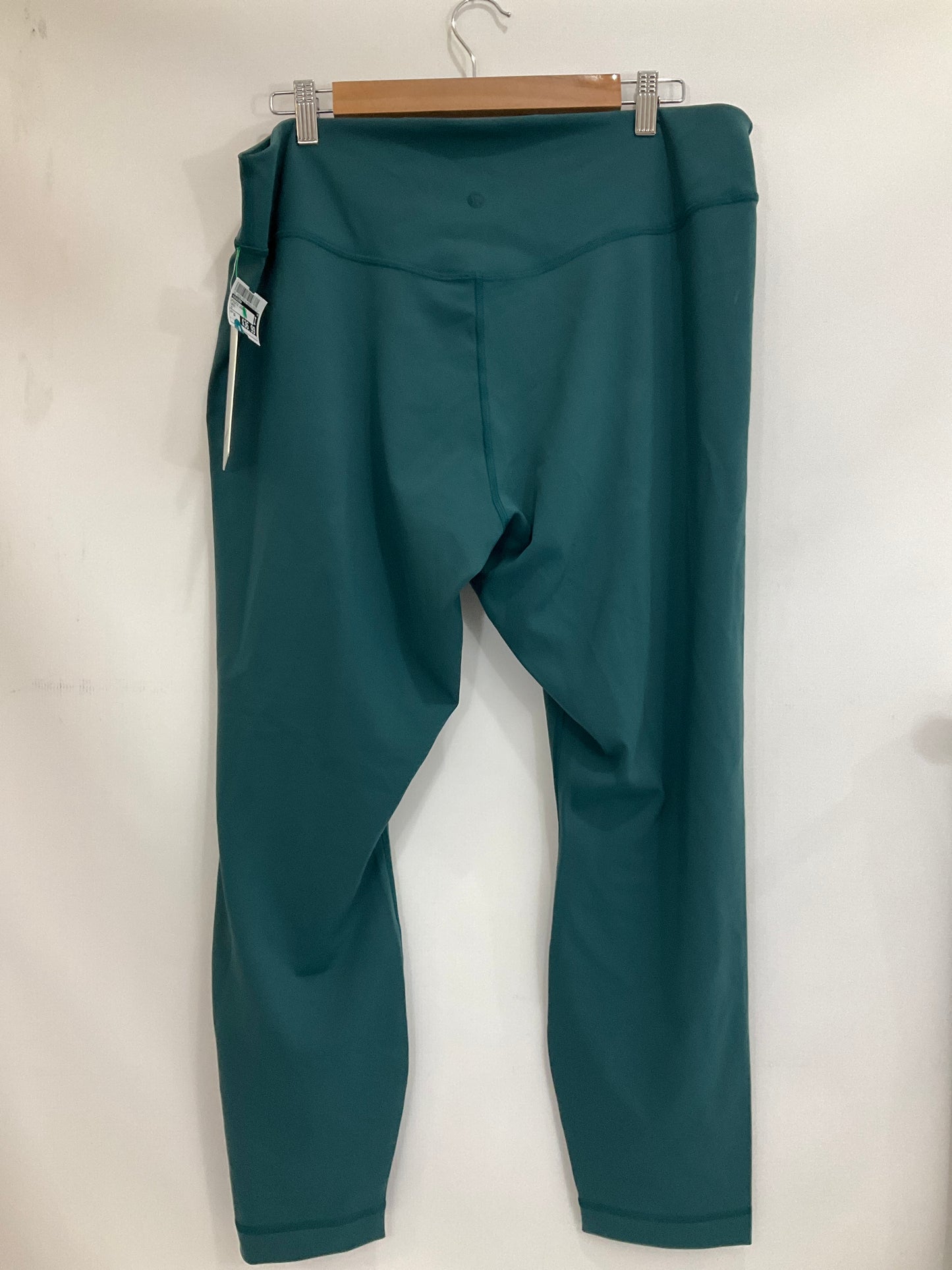 Athletic Leggings By Lululemon In Green, Size: 18