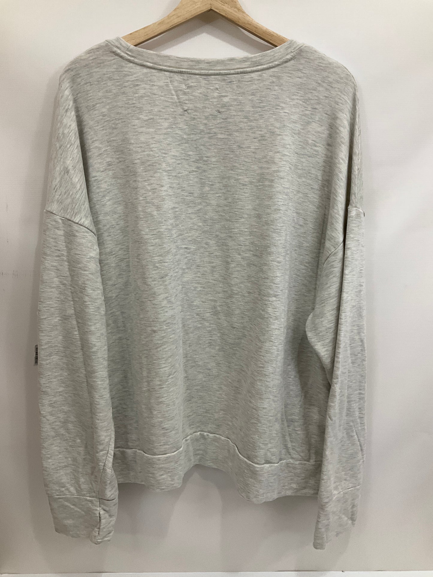 Sweatshirt Crewneck By Aerie In Grey, Size: 2x