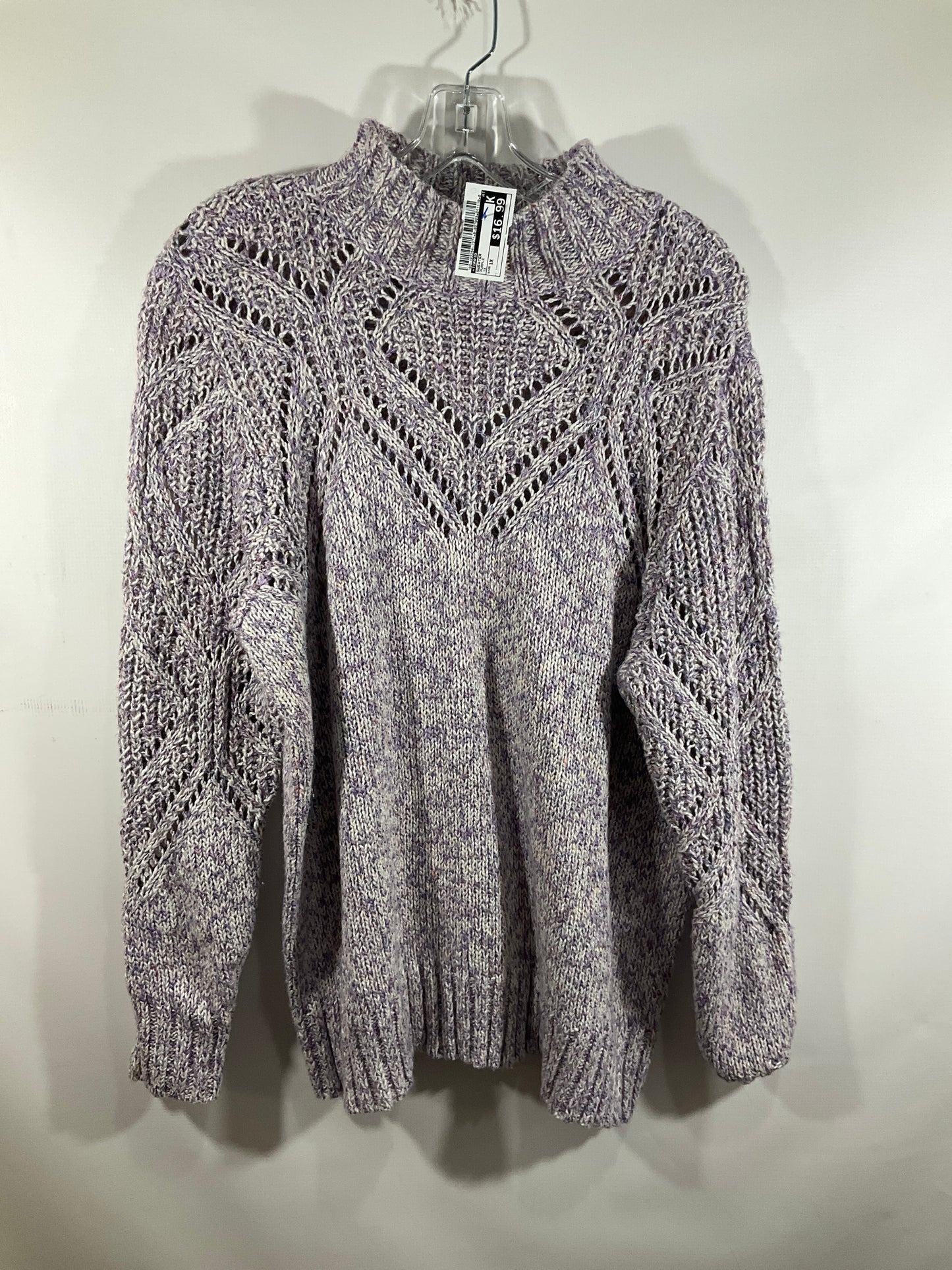 Sweater By Torrid In Purple, Size: 1x