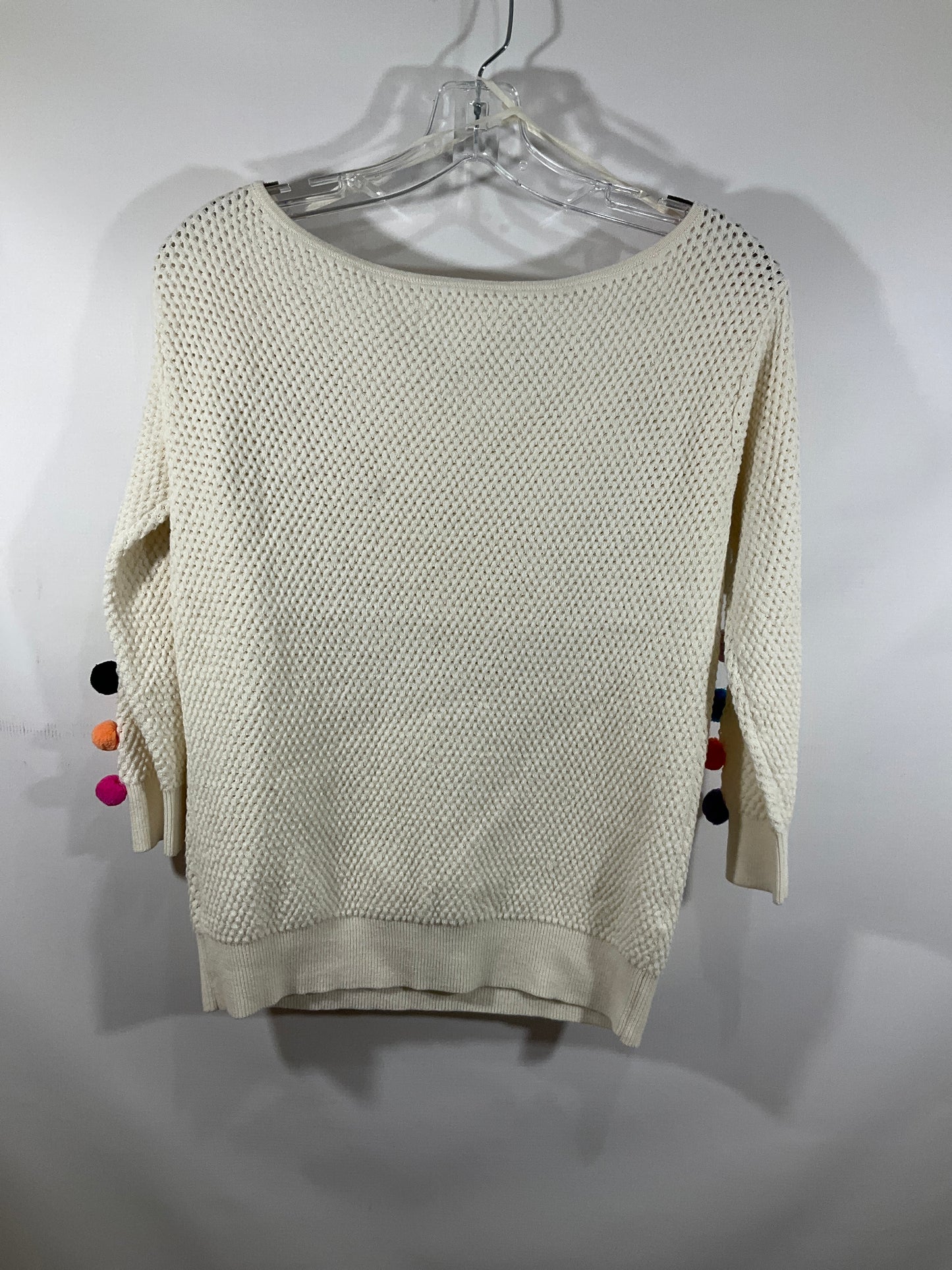 Top Long Sleeve By Anthropologie In Cream, Size: Xs