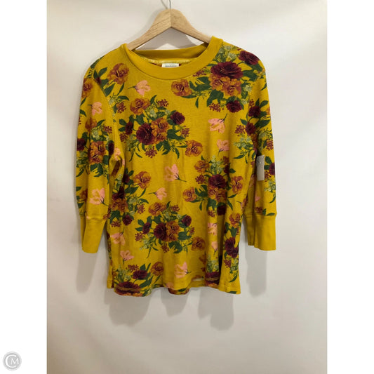 Top Long Sleeve By Sundance In Yellow, Size: Xl