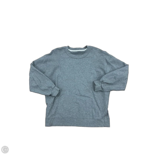 Sweatshirt Crewneck By Lululemon In Grey, Size: M
